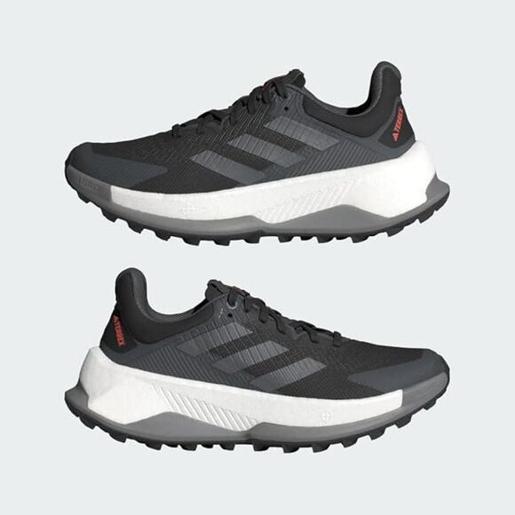 NWT Adidas Men's Terrex Soulstride Trail Running Shoes,Black/Grey/White-SZ 7 - Picture 3 of 7